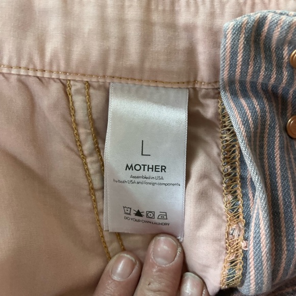 Mother The Scrapper Overalls from Anthropologie Size L EUC - Picture 6 of 16